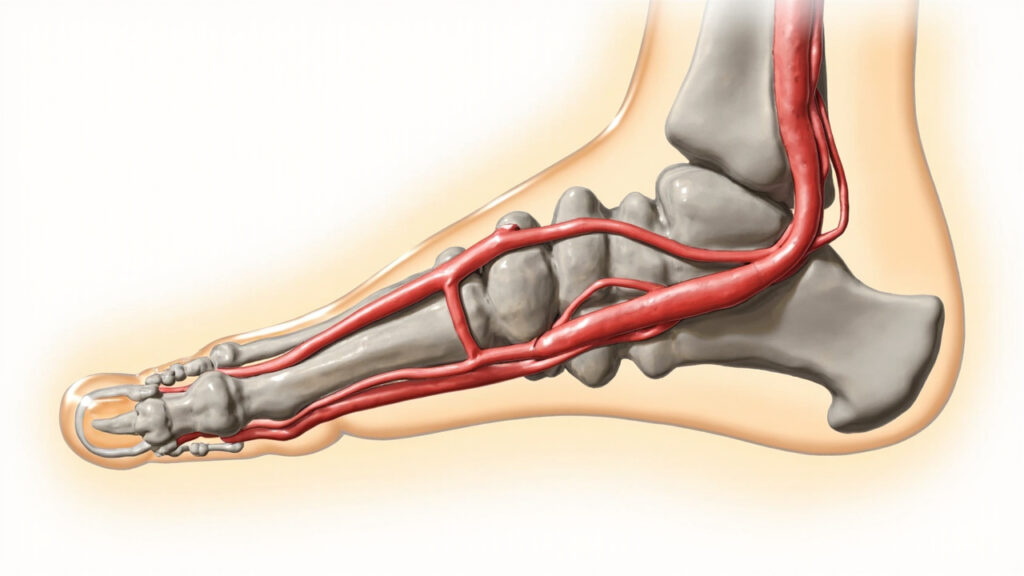 Artère plantaire latérale : anatomie, trajet et importance clinique : signes et manifestations