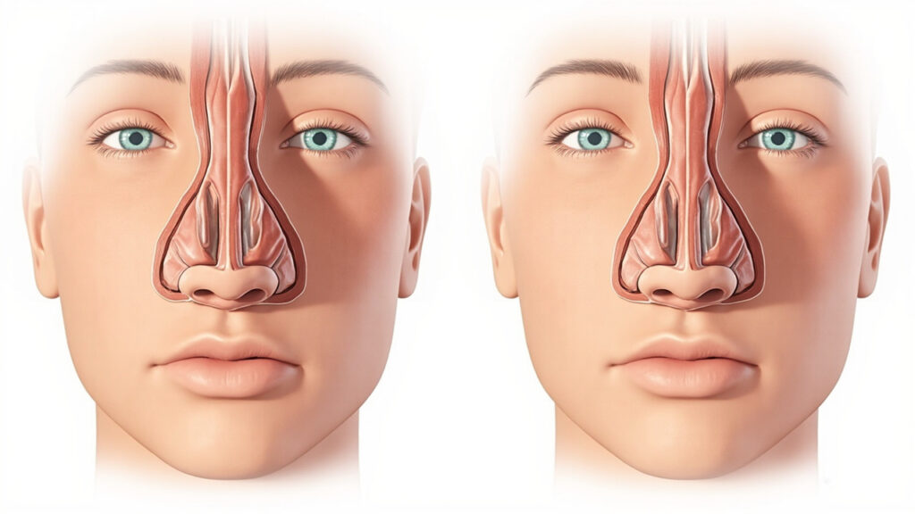 Cloison nasale : anatomie, fonctions et pathologies : facteurs de risque