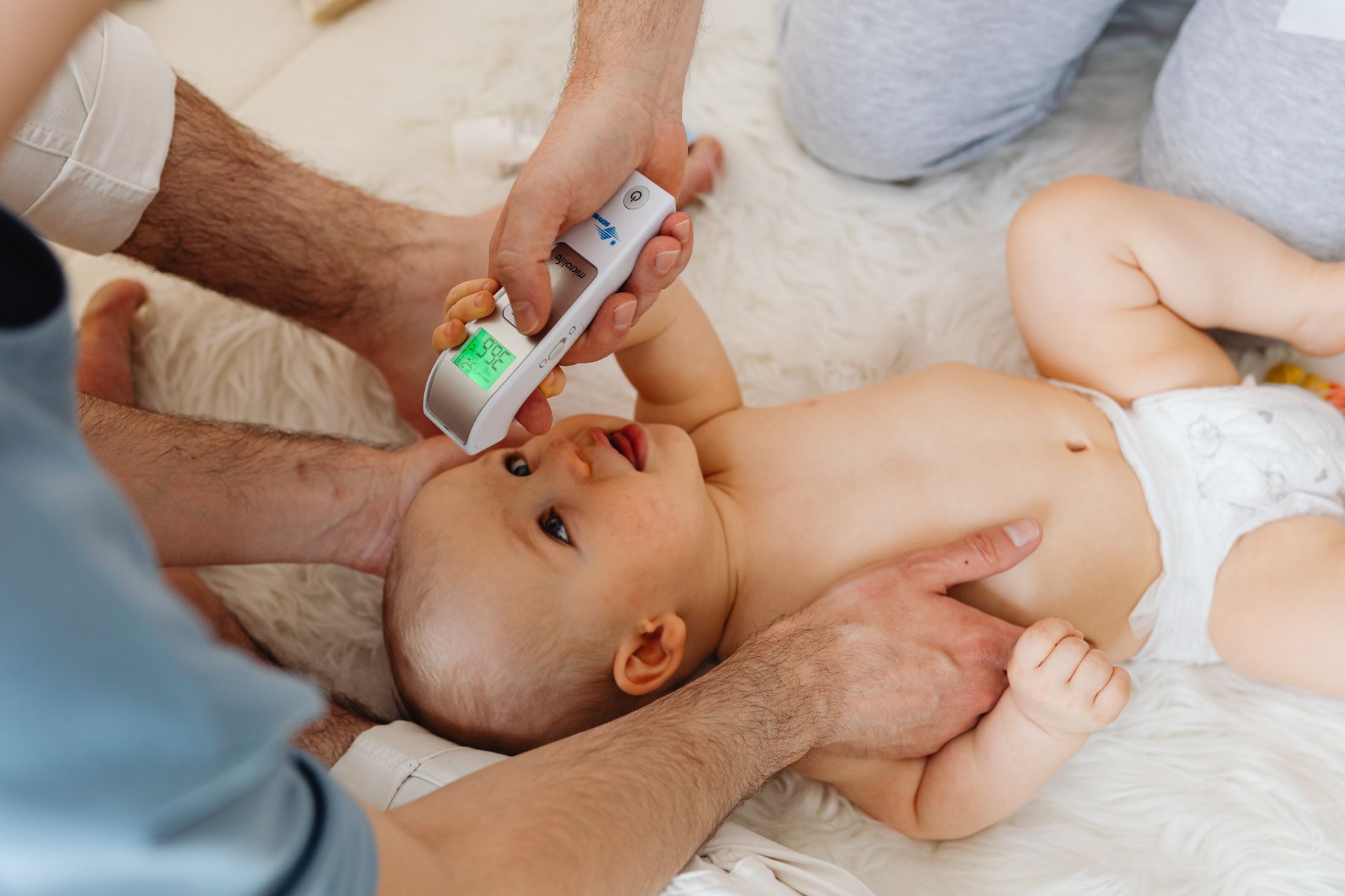 Exanthème subit (roséole) chez le bébé : symptômes, contagion et traitement