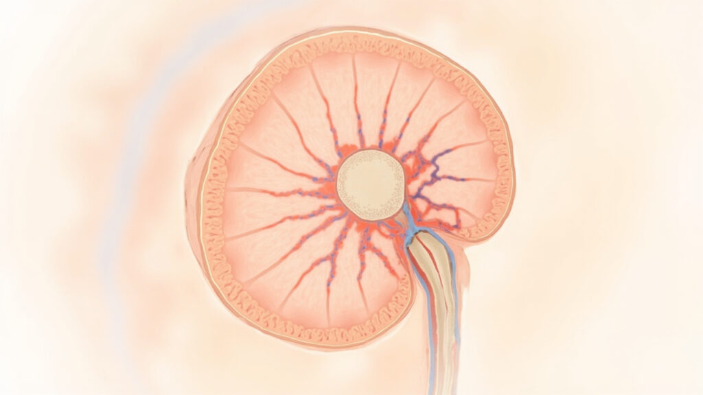 La macula densa : structure clé de la régulation rénale et de la pression artérielle : vue générale