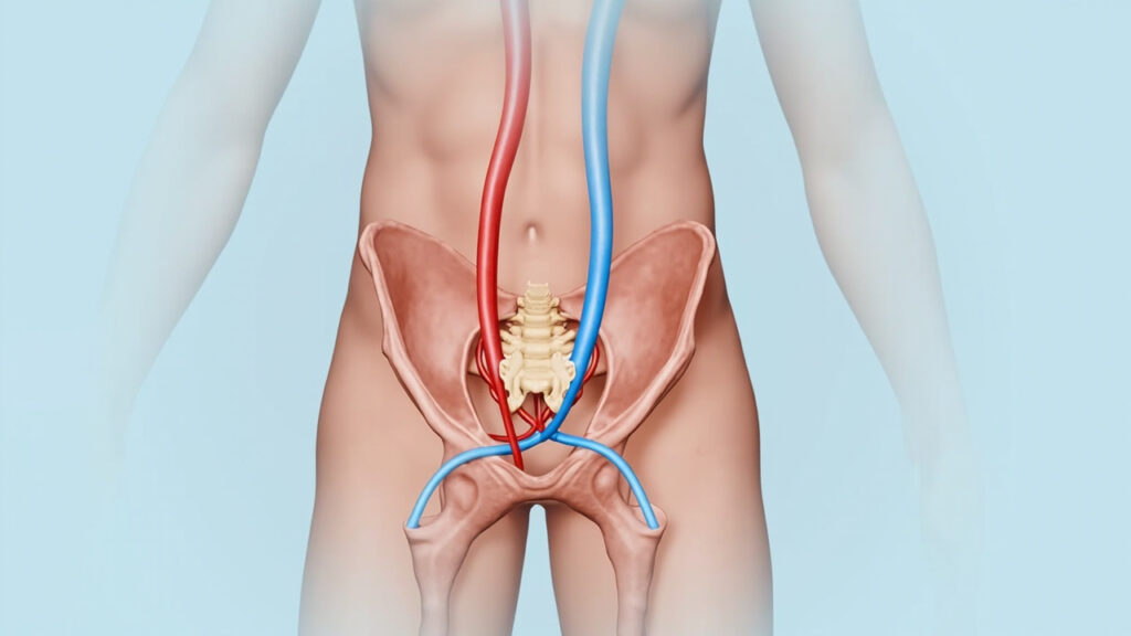 La veine iliaque : anatomie, fonctions et pathologies : prise en charge