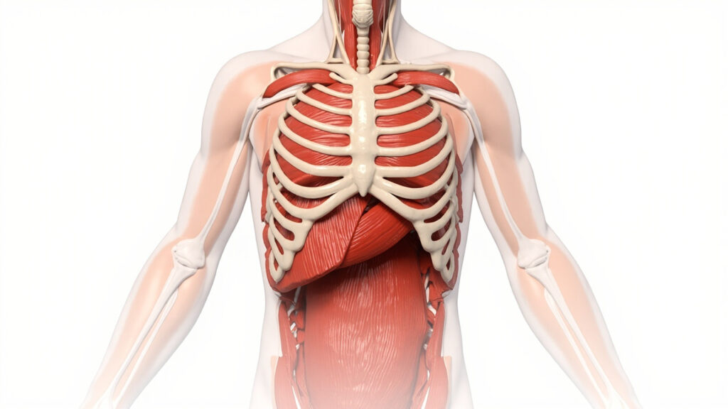 Les intercostaux intimes : anatomie complète, fonctions et pathologies : vue générale