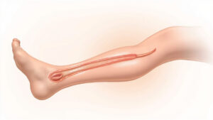 Thrombose veineuse profonde : causes, symptômes, diagnostic et traitement