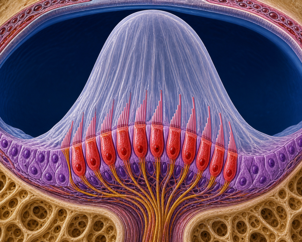Ampoules du labyrinthe : anatomie, fonction et pathologies : zone du corps concernee