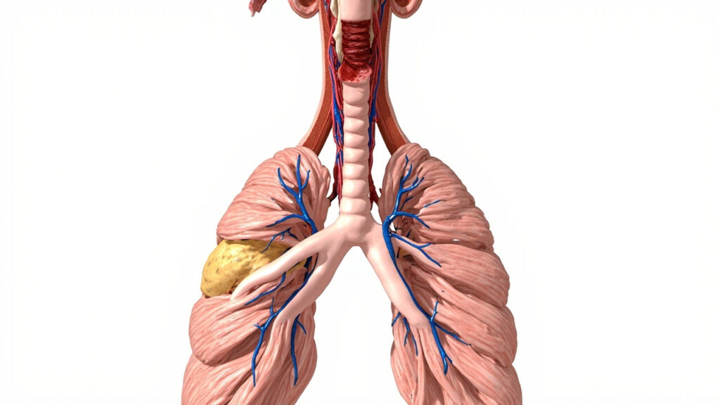 Hémoptysie : causes, symptômes, diagnostic et traitements : zone du corps concernée