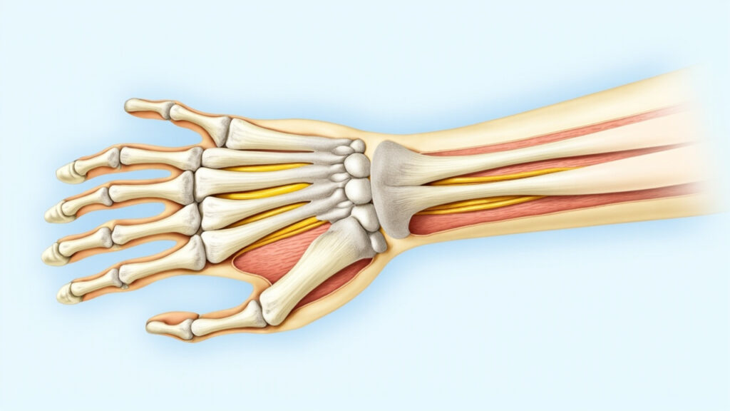 Le ligament carpien transverse : anatomie, fonction et pathologies associées : zone du corps concernée