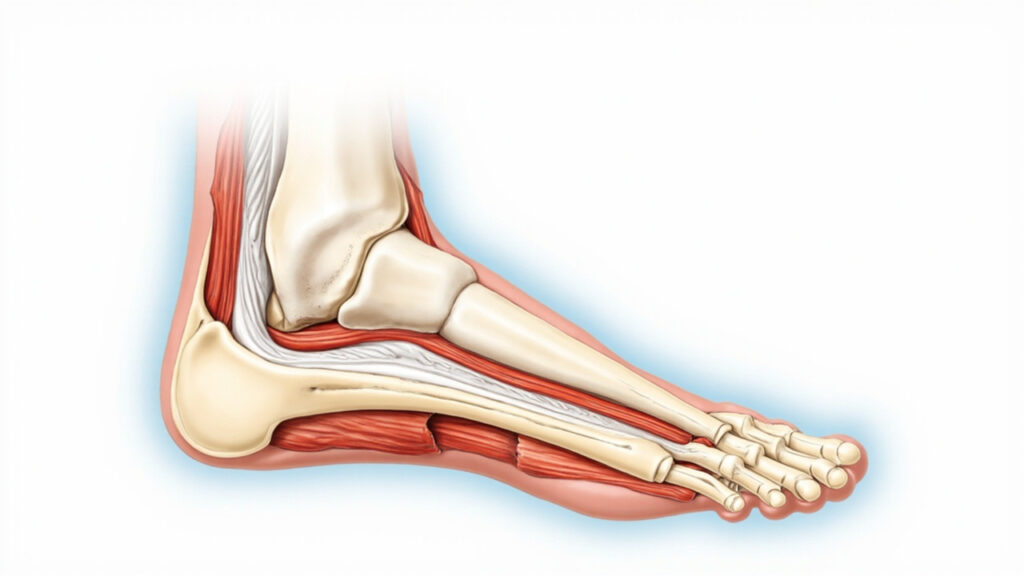 Le long extenseur de l’hallux : anatomie, fonction et pathologies : zone du corps concernée