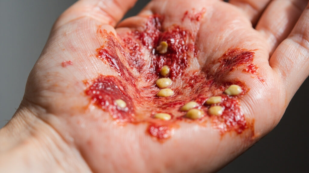 Psoriasis pustuleux : causes, formes cliniques, diagnostic et traitements : signes et manifestations