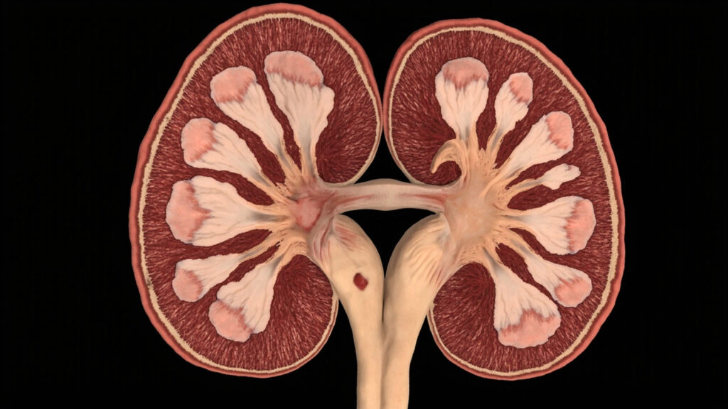 Pyélonéphrite chronique : causes, symptômes, diagnostic et prise en charge : zone du corps concernée