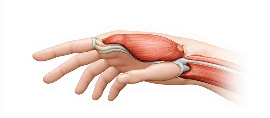 Extenseur du petit doigt : anatomie, fonction et pathologies associées