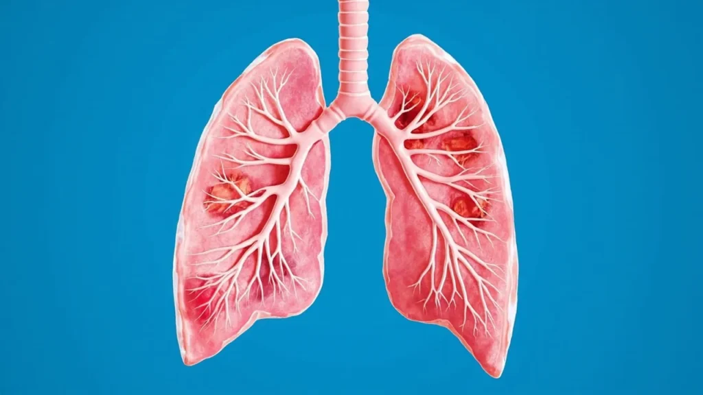 Pneumonie nosocomiale : causes, symptômes, traitement et prévention : zone du corps concernée