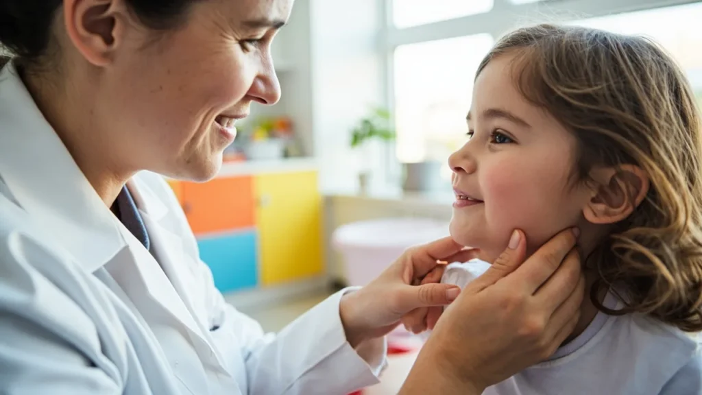 Adénopathie chez l’enfant : causes, diagnostic et traitement : vue générale