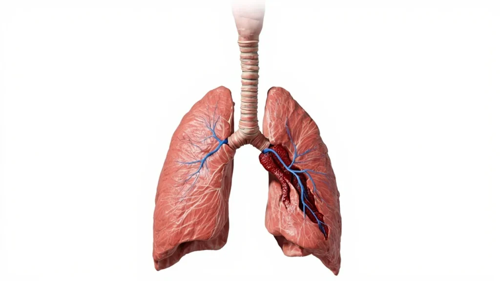 Hémoptysie : causes, symptômes, diagnostic et traitements : zone du corps concernée