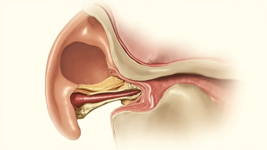 Le muscle tenseur du tympan : anatomie, fonction et pathologies : vue générale