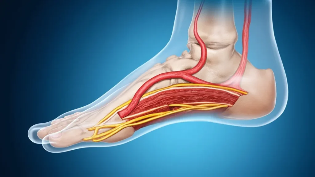 Les muscles interosseux plantaires : anatomie, fonction et pathologies : signes et manifestations