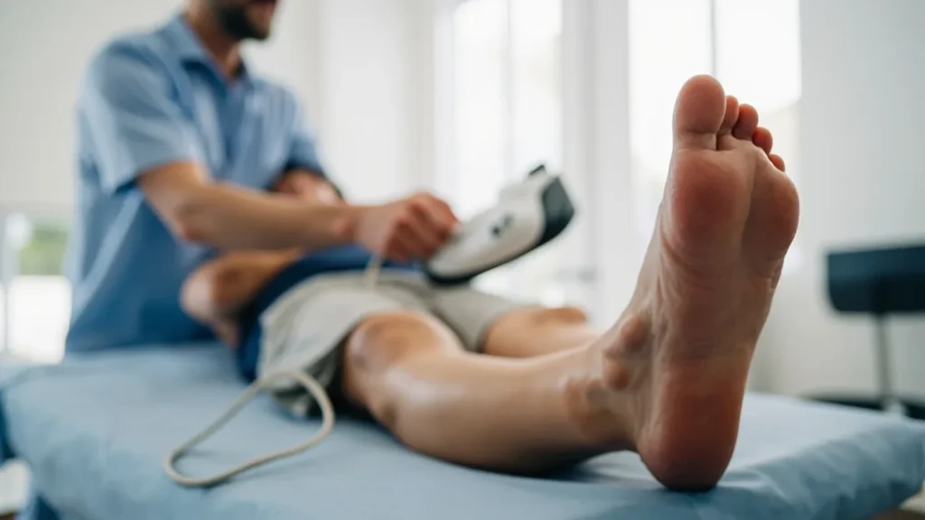 Syndrome de Haglund : causes, symptômes et traitements de la déformation du talon : prise en charge